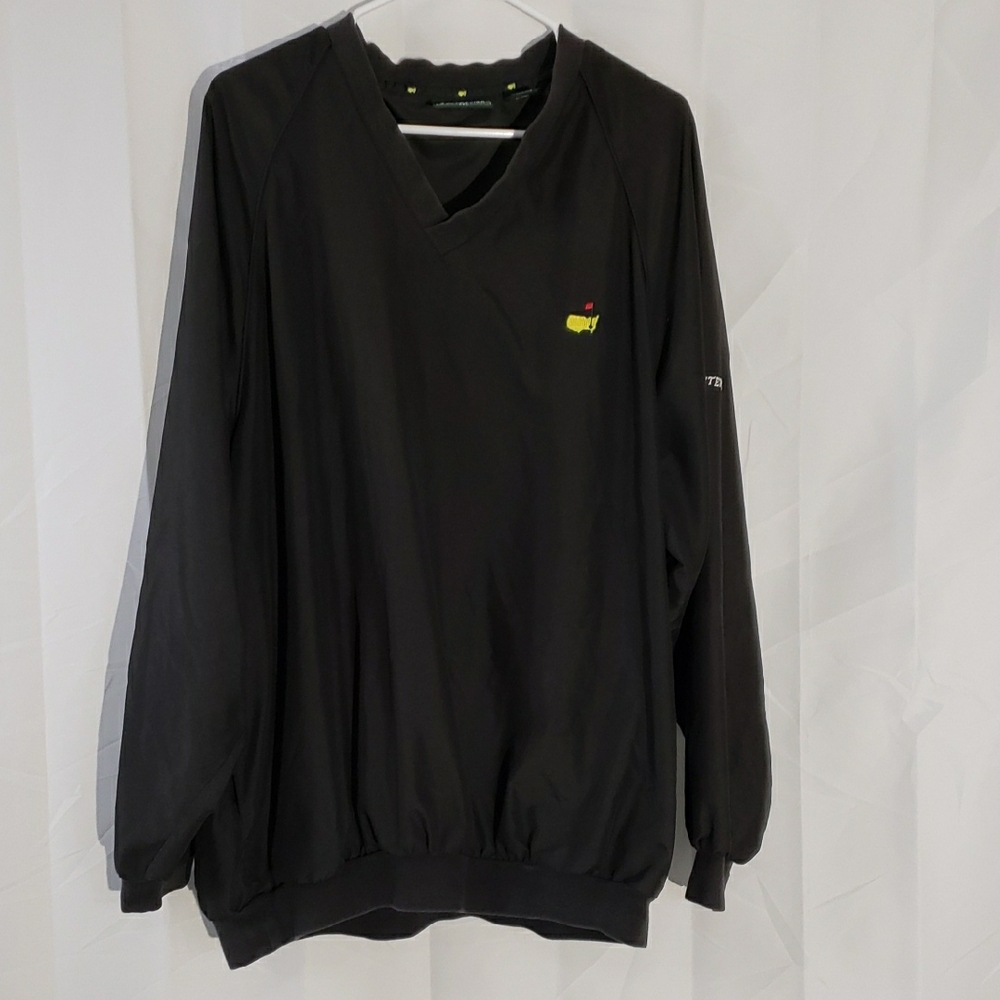 COPY - Masters Collection Black windbreaker pullover jacket golf size XXL